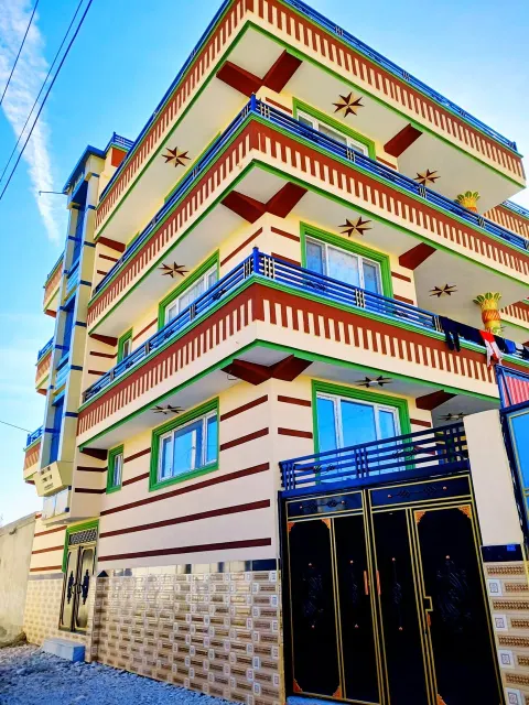 4-storey house for sale, 3 rooms per floor, Karte Naw, District 8, Kabul