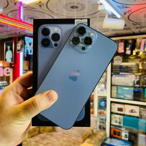 iPhone 13 Pro Max, 256 GB, battery 100%, with box, Lycee Maryam Market, Kabul
