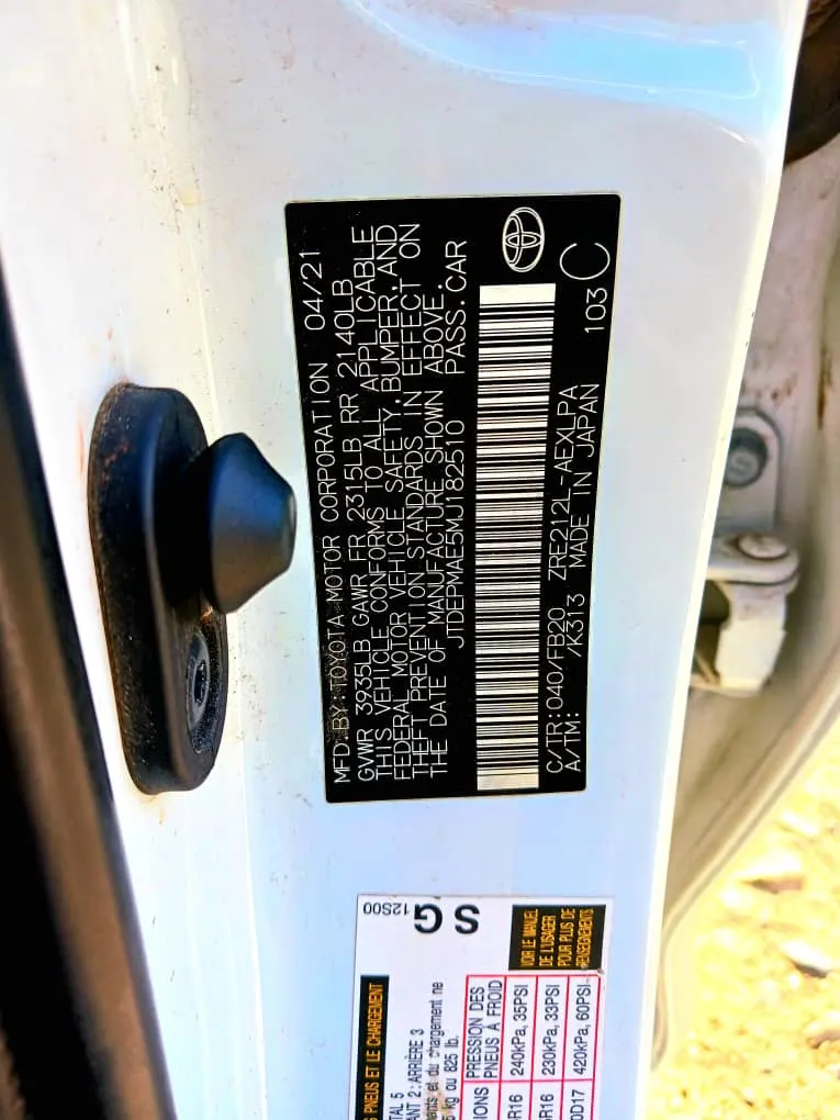 Toyota Corolla LE 2021